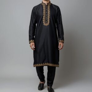 BLACK KURTA PAYJAMA